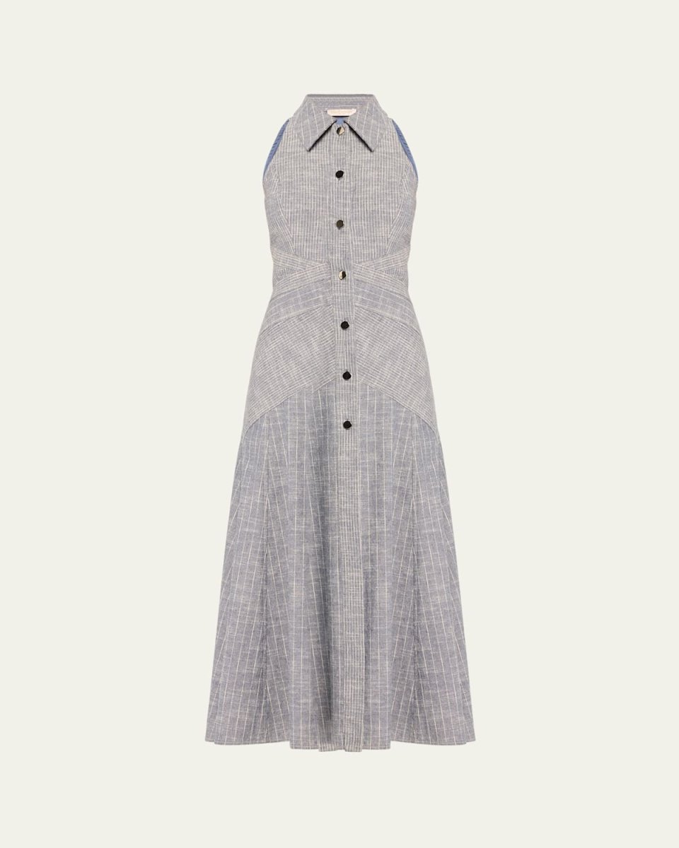 Kiana Striped Shirtdress
